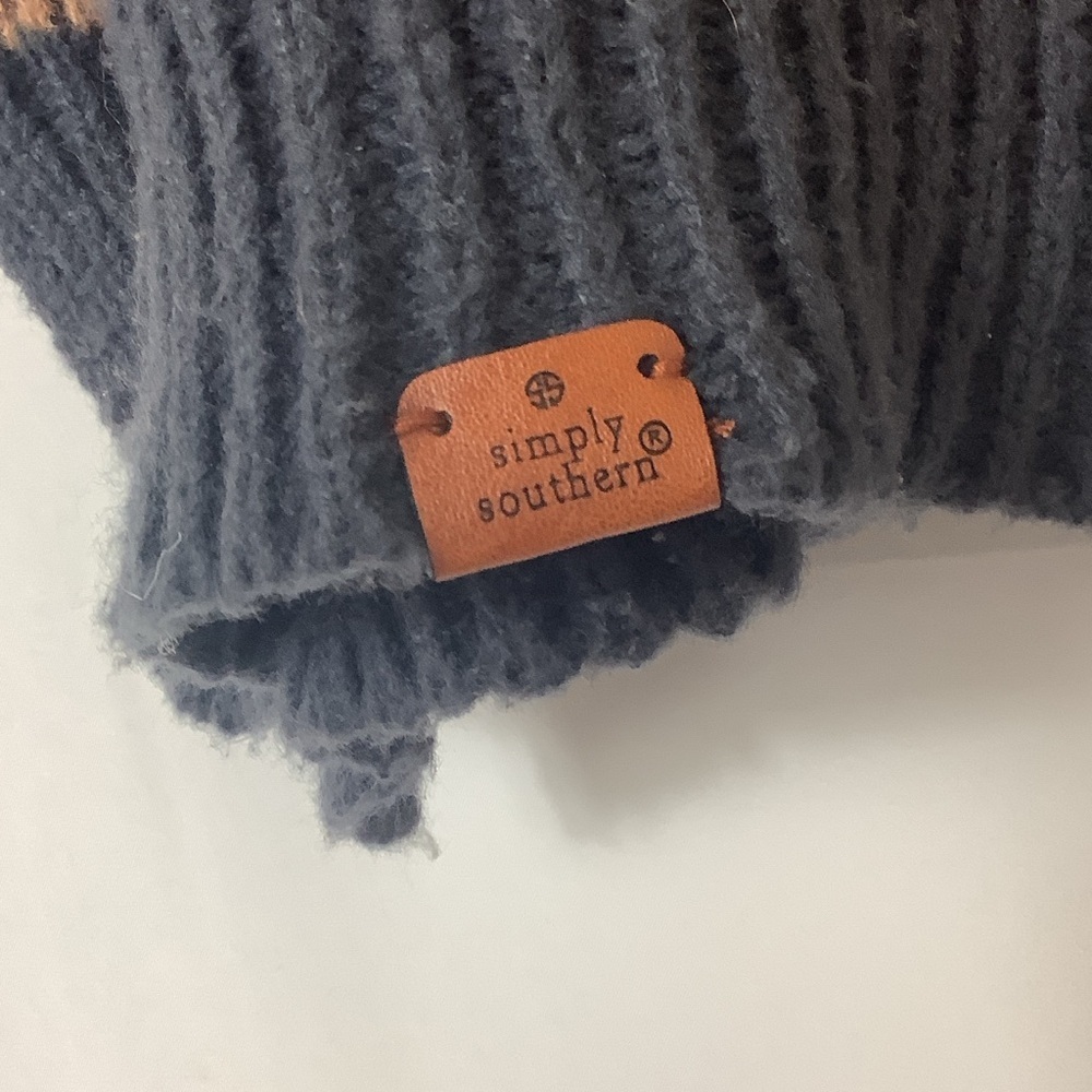 Simply Southern 1/4 zip Leopard Print Sweater - Picture 6 of 6